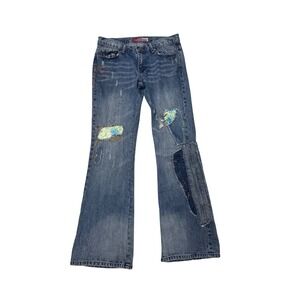 Vintage Y2K Lazer‎ Jeans Extreme Low Rise Flare – Size 9